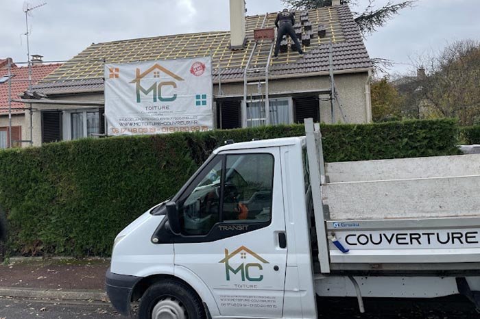 Rénovation complète de toiture à Chelles