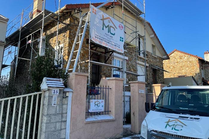Rénovation complète de toiture à Chelles