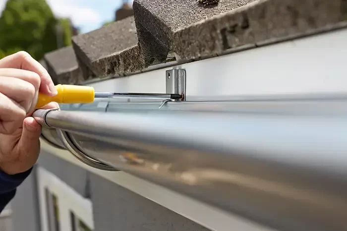 Installation de gouttières en zinc à Chelles